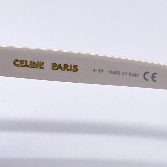 NEW CELINE SUNGLASSES CL40073I 25A WHITE OVERSIZED EYEWEAR CELINE - Picture 9 of 10